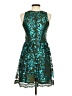 Freeway Teal Cocktail Dress Size S - photo 2