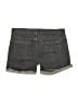 Free People Plaid Gray Denim Shorts Size 28 waist - photo 2