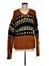 RE/DONE Argyle Brown Wool Pullover Sweater Size S - photo 1