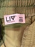 Liv Solid Green Khaki Shorts Size M - photo 3