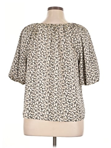 Ann Taylor Factory Short Sleeve Blouse (view 2)