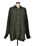 Gap Solid Green Long Sleeve Button-Down Shirt Size L (tall) - photo 1