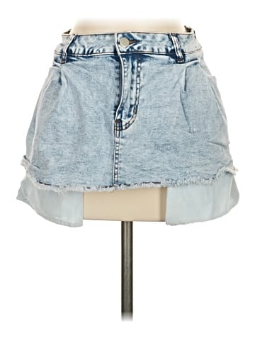 Hot & Delicious Denim Skirt (view 1)