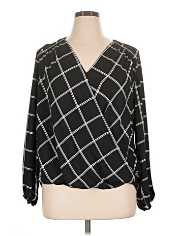 INC International Concepts Long Sleeve Blouse (view 1)