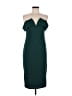 Lulus Solid Green Cocktail Dress Size M - photo 1