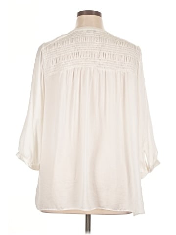 Rose + Olive 3/4 Sleeve Blouse (view 2)