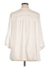 Rose + Olive 100% Polyester Ivory 3/4 Sleeve Blouse Size 1X - photo 2
