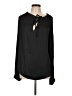 Gap 100% Polyester Black Long Sleeve Blouse Size L (tall) - photo 1