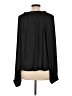 Gap 100% Polyester Black Long Sleeve Blouse Size L (tall) - photo 2
