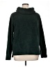 Zella 100% Polyester Solid Green Turtleneck Sweater Size XL - photo 1