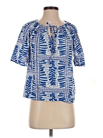 Ann Taylor LOFT Short Sleeve Blouse (view 1)