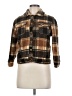 Hayden 100% Polyester Plaid Brown Jacket Size M - photo 1