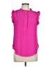 DKNY 100% Polyester Pink Sleeveless Blouse Size L - photo 1