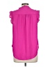 DKNY 100% Polyester Pink Sleeveless Blouse Size L - photo 2