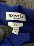 Express 100% Polyester Blue Long Sleeve Blouse Size M - photo 7