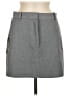 Babaton Solid Gray Casual Skirt Size 8 - photo 1