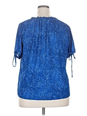MICHAEL Michael Kors Short Sleeve Blouse (view 2)