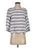 Sigrid Olsen Silver 3/4 Sleeve T-Shirt Size S - photo 1