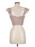 Blu Pepper 100% Polyester Solid Tan Sleeveless Top Size M - photo 2
