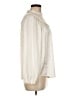 Simple Retro 100% Polyester Ivory Long Sleeve Blouse Size M - photo 4