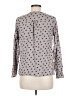 Boden Polka Dots Gray Long Sleeve Blouse Size 8 - photo 2
