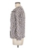 Boden Polka Dots Gray Long Sleeve Blouse Size 8 - photo 5