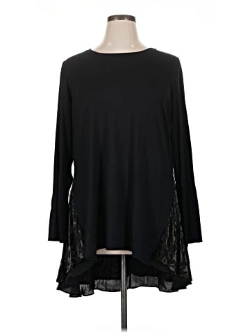 LOGO by Lori Goldstein Long Sleeve Top (view 1)