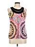 Fashion Bug 100% Polyester Pink Sleeveless Blouse Size M - photo 1