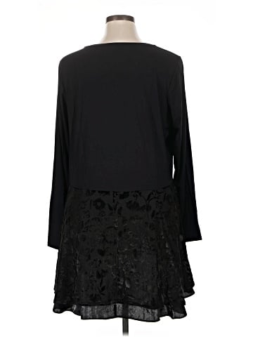 LOGO by Lori Goldstein Long Sleeve Top (view 2)