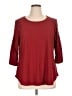 Rose + Olive Red 3/4 Sleeve T-Shirt Size 1X - photo 1
