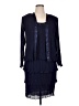 Assorted Brands Blue Cocktail Dress Size 14 - photo 1