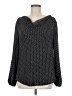 Ann Taylor 100% Polyester Black Long Sleeve Blouse Size 8 - photo 1