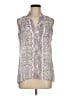 Violet & Claire 100% Polyester Gray Sleeveless Blouse Size M - photo 1