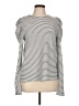 Ann Taylor LOFT Gray Long Sleeve Top Size L - photo 1