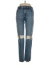 American Eagle Outfitters Color Block Blue Jeans Size 2 - photo 1
