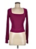 Lulus Burgundy Long Sleeve Top Size M - photo 1