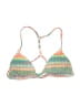 Unbranded Tweed Green Blue Swimsuit Top Size XS - photo 1