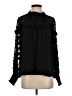 ML Monique Lhuillier 100% Polyester Black Long Sleeve Blouse Size XS - photo 1