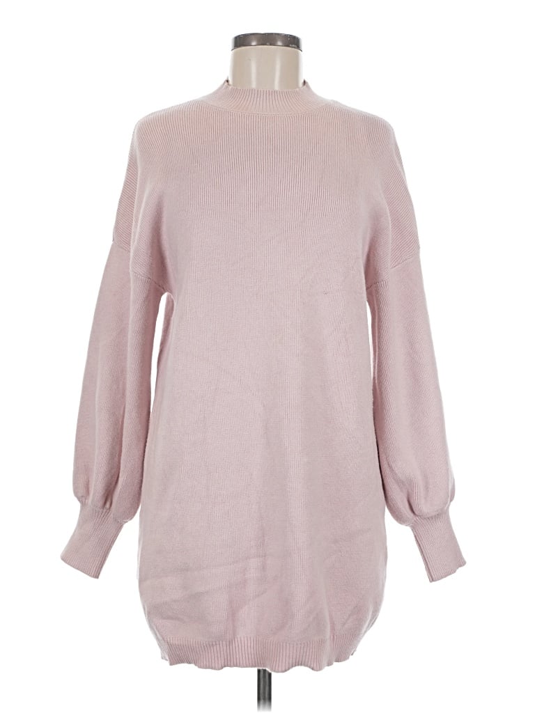 Pre-owned Zesica Turtleneck Sweater In Pink