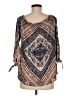 Daniel Rainn Brown 3/4 Sleeve Blouse Size M - photo 2