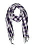 Unbranded Checkered-gingham Purple Scarf One size - photo 1