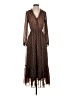 Zara Animal Print Brown Casual Dress Size XS - photo 1