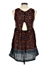 Ecote 100% Polyester Paisley Blue Casual Dress Size M - photo 2
