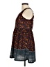Ecote 100% Polyester Paisley Blue Casual Dress Size M - photo 5
