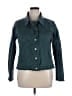 AP.NY Teal Denim Jacket Size XL - photo 1
