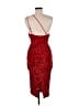 Here Comes the Sun 100% Polyester Red Cocktail Dress Size 8 - photo 2