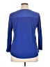 Attention Blue 3/4 Sleeve Blouse Size XL - photo 2