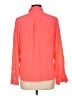 J.Crew 100% Silk Color Block Orange Long Sleeve Silk Top Size 12 - photo 2