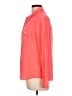 J.Crew 100% Silk Color Block Orange Long Sleeve Silk Top Size 12 - photo 5