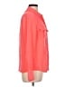 J.Crew 100% Silk Color Block Orange Long Sleeve Silk Top Size 12 - photo 4